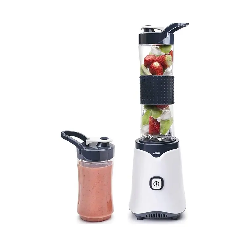'Personal Blender' Batidora Personal Mix & Go, Potencia 350w con 2 Botes 300/600ml, Color Blanco Oferta