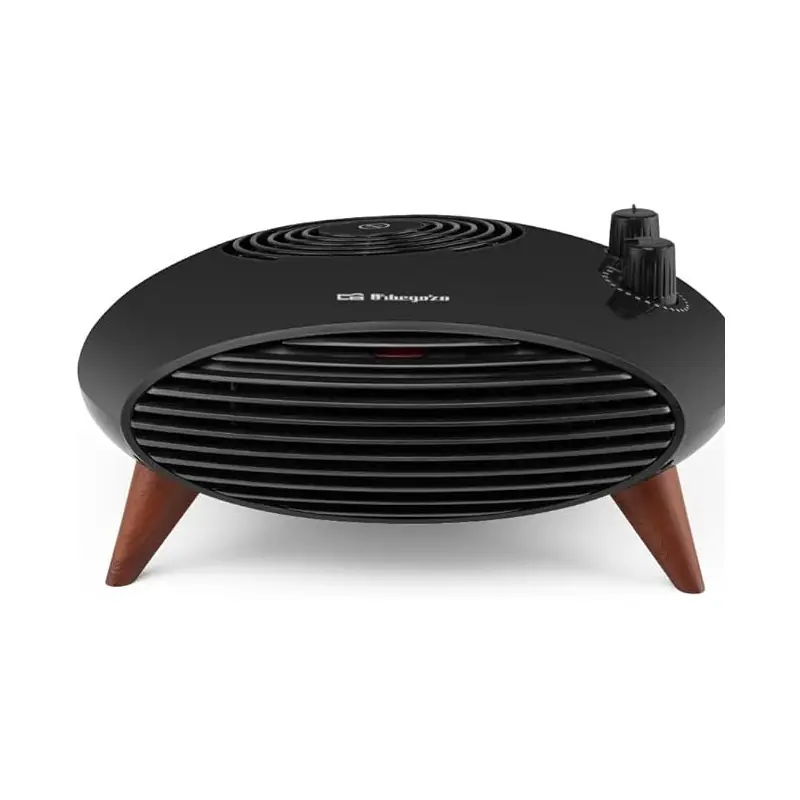 Calefactor Eléctrico de Diseño Puro, Selector 3 Posiciones, Ventilador Aire Frío, Potencia 1000W-2000W, Calor Rápido y Eficiente Mejor Precio
