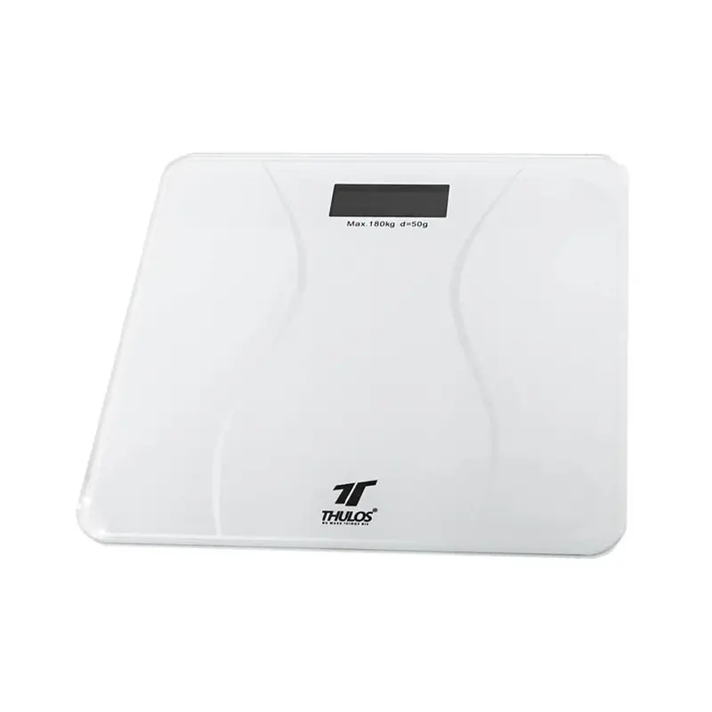 Báscula Digital de baño, plataforma de vidrio templado blanco Thulos, capacidad máx. 180 Kg Favorito De Clientes