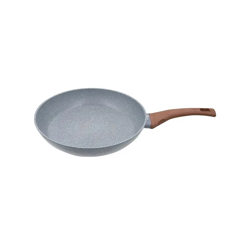 Solo Por Tiempo Limitado Sartén Thulos con Revestimiento Antiadherente Efecto Piedra Ø28 cm. Mango de baquelita de tacto suave, efecto madera.