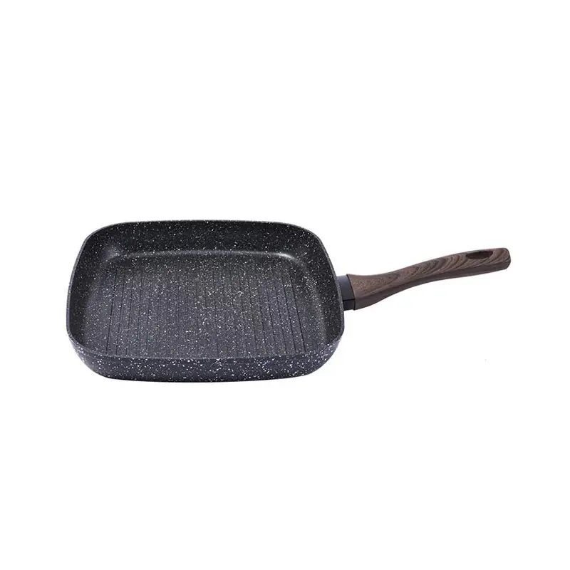 Juego de 2 sartenes Ø20-Ø24 + Grill 28 cm Thulos, revestimiento piedra. Venta Final