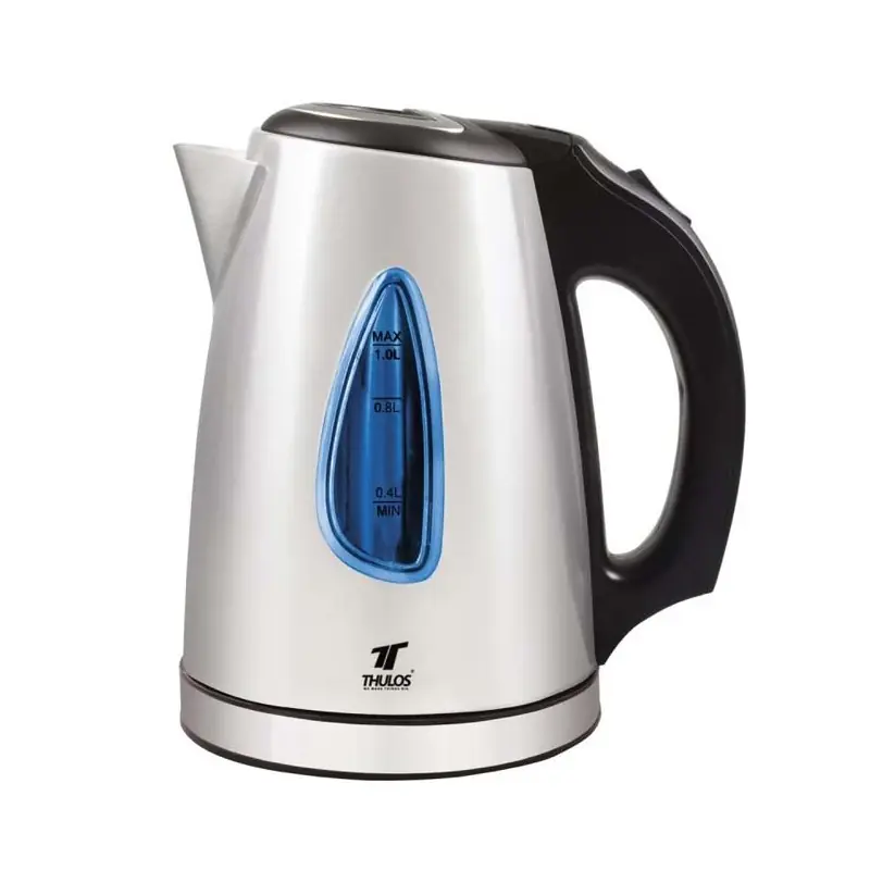 Envío Exprés Hervidor de agua 1 Litro Thulos, cuerpo de acero inoxidable.