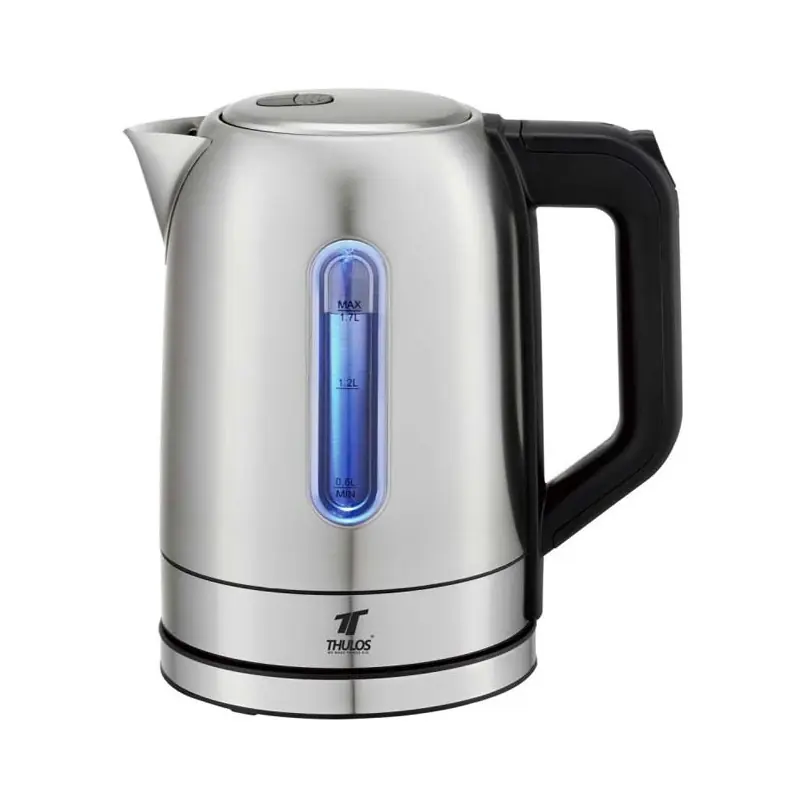Bestseller Hervidor de agua 1.7 Litros Thulos, cuerpo de acero inoxidable.