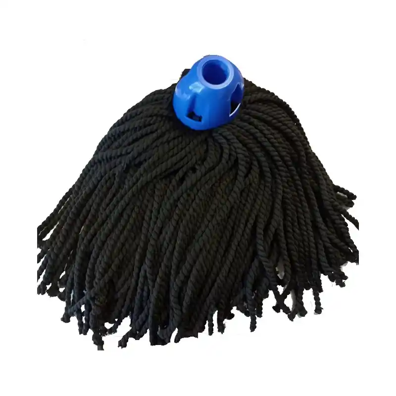 Mayoreo Fregona Microfibra MAX Pro de Hilo Negro, rosca Universal, No Ralla el Suelo, Gran Capacidad de Absorción