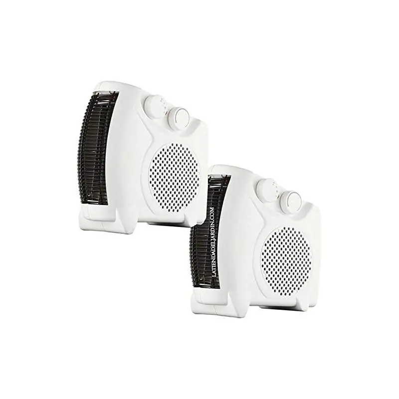 Ordenar Ahora Mismo Pack 2 Calefactores Eléctricos ET-TV05, 2 Niveles de Calor y Modo Aire Frío, Potencia 1000W-2000W, Blanco