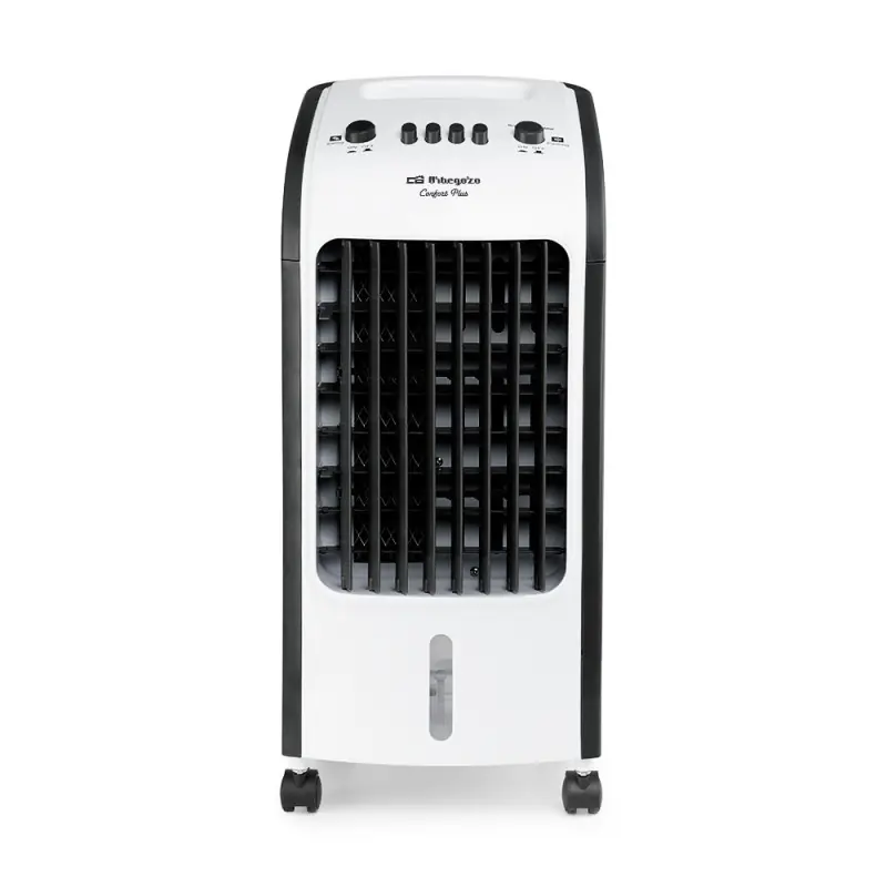 Venta Final Climatizador Evaporativo 3,5L Orbegozo | Purificador y Humidificador de Aire Silencioso con Filtro | 24,5x57x28cm | Portátil