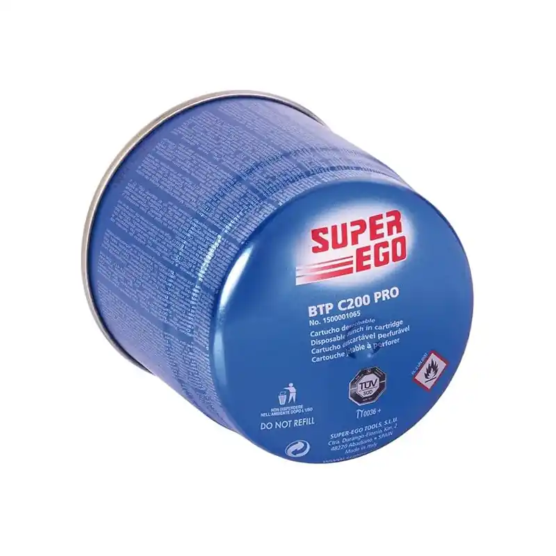 Última Oportunidad Cartucho de Gas Butano SuperEgo 190g para Hornillos Quemadores | Cartucho de Gas para Camping C200 | Bombonas