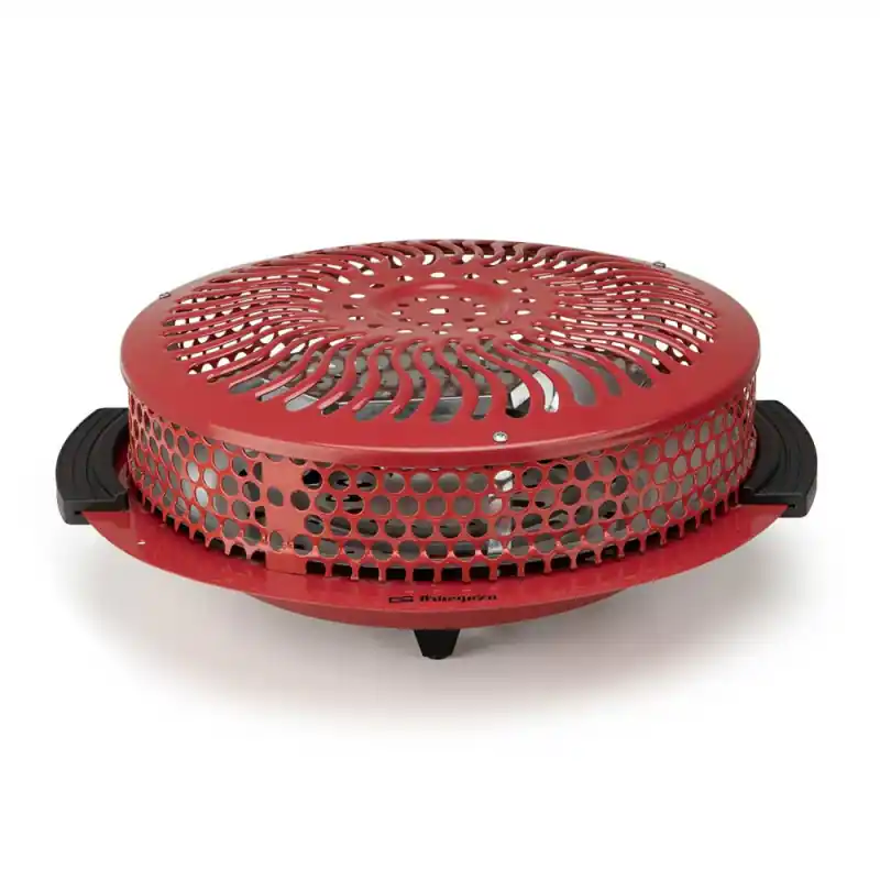 Compra Hoy Brasero Eléctrico 450-900W con rejilla de seguridad | Ideal para Mesa Camilla | Medidas: 39 x 10,5 x 38 cm