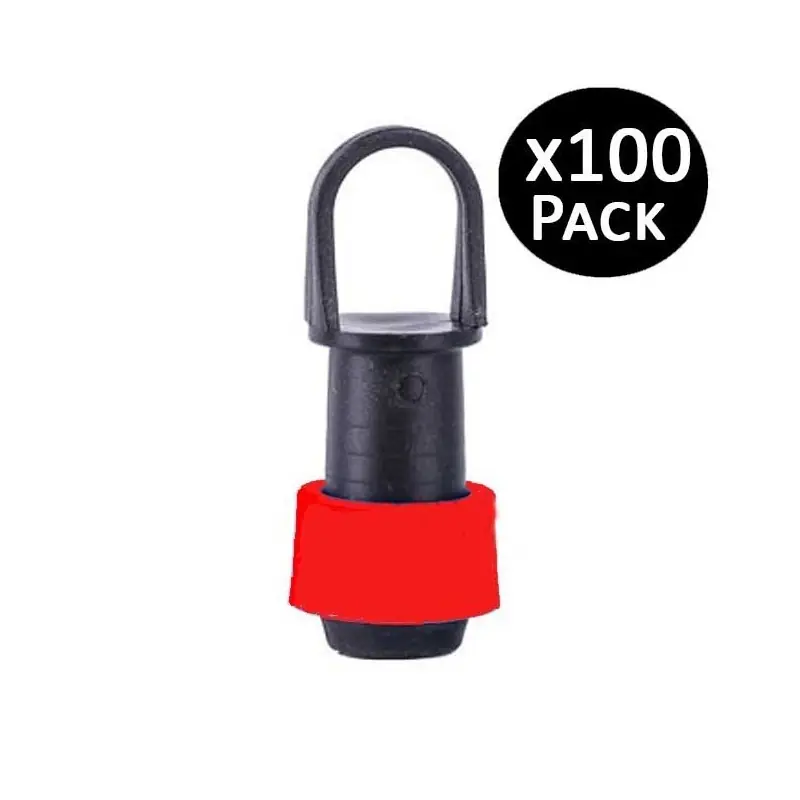 Pack 100 Tapon cinta de riego por goteo 16mm Mayoreo