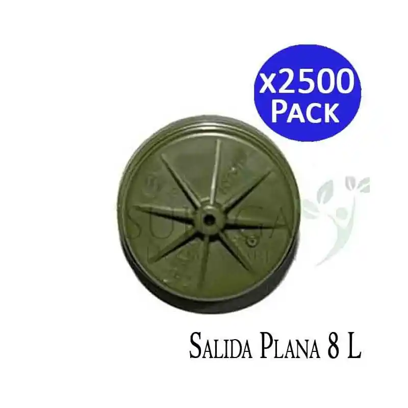 Bestseller Pack 2500 Gotero Autocompensante Netafim 8 Litros | Goteros de riego en linea profesional | Salida plana