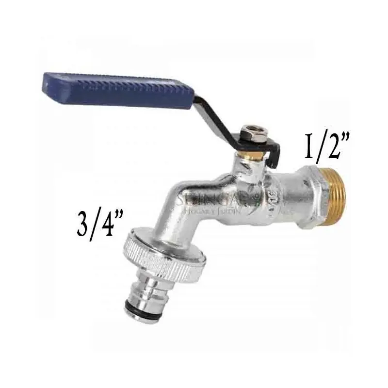 Grifo de Jardin 1/2'' x 3/4'' | Válvula Exterior para Riego | Uso en Jardin y Exterior Disponible Ahora
