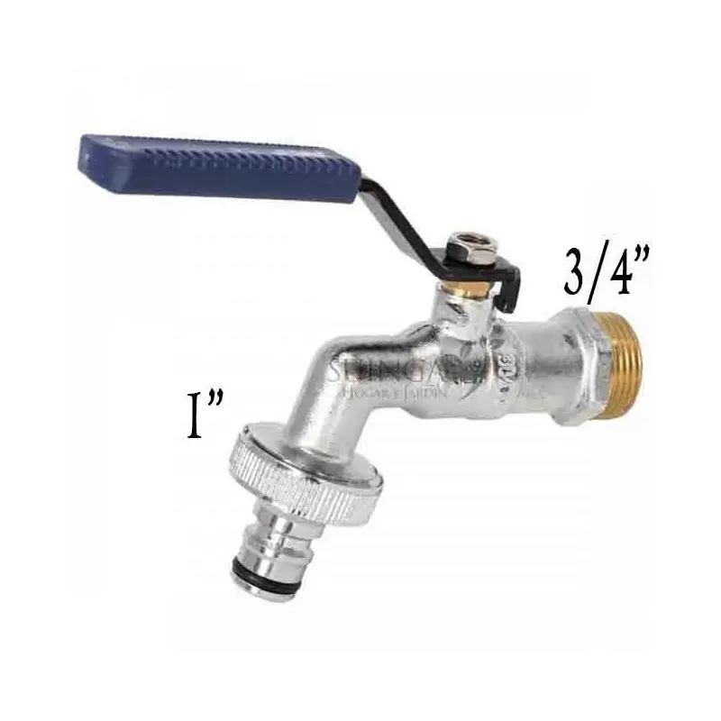 Descuento Grifo Metálico Jardin Exterior 3/4'' | Válvula para Riego y Suministro de Agua en Exteriores