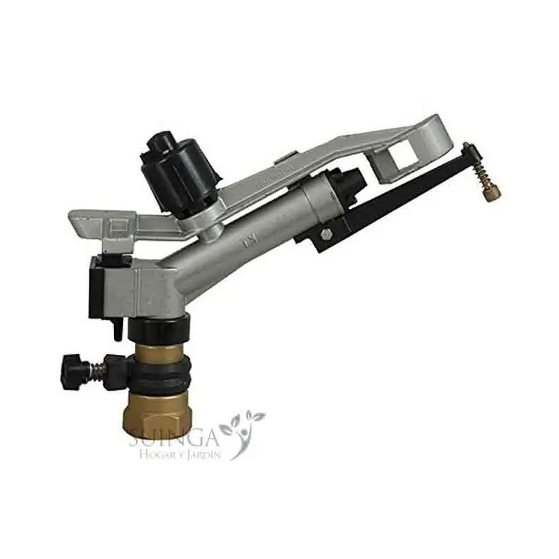 Cañón de riego K1 | Angulo de riego ajustable | Rosca hembra 1 1/4'' | Alcance 15 a 23 metros Novedad