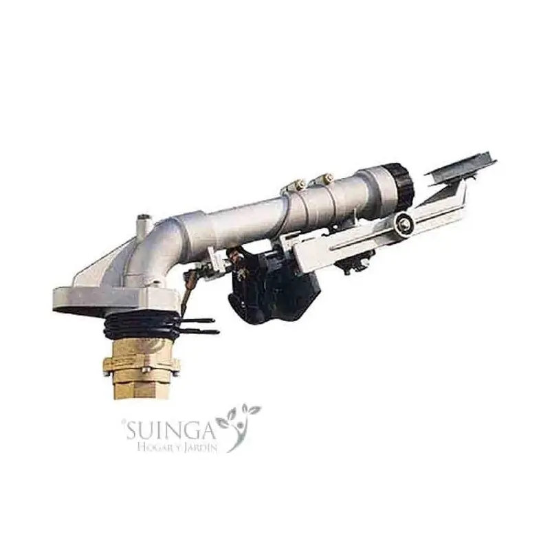 Cañón de riego Wing | Angulo de riego ajustable | Rosca hembra 2'' | Alcance 22 a 52 metros Envío Internacional