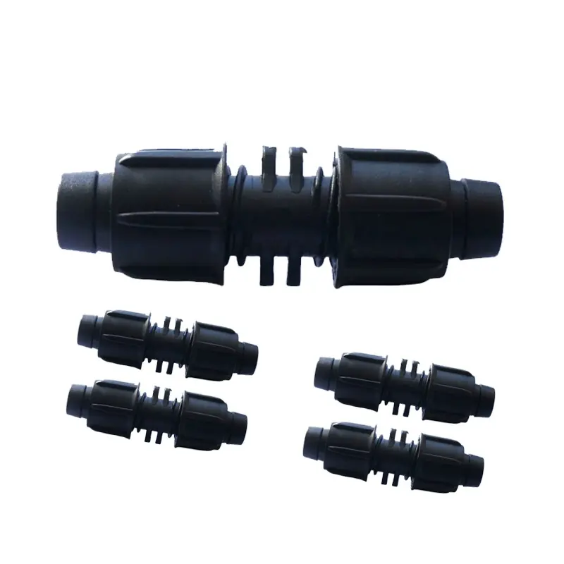 Pack 100 Unión para Cinta de Riego por goteo 16mm I Manguito para conectar dos cintas de riego A Buen Precio