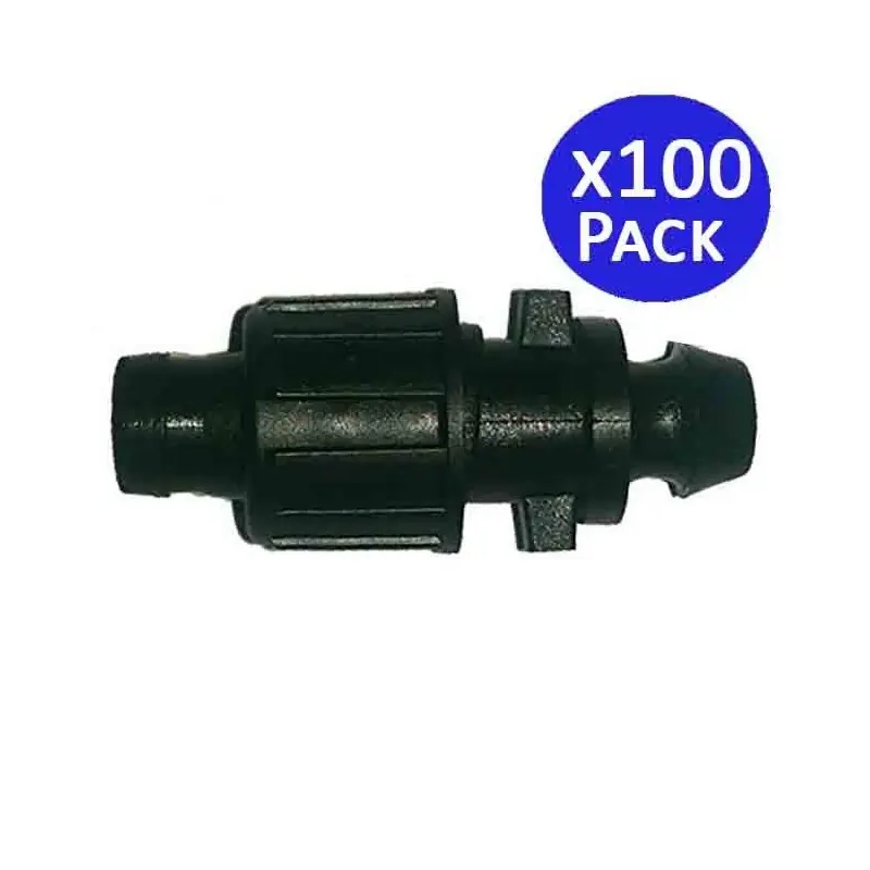 Pack 100 Conexión Cinta de Riego 16mm a Toma | Adaptador para Riego Goteo Oferta Limitada
