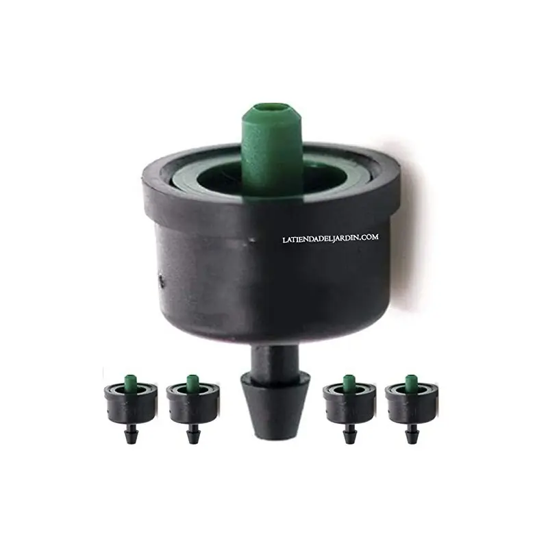 Stock Limitado Pack 500 Gotero Autocompensante 2 Litros por Hora - No Desmontable para Riego por Goteo