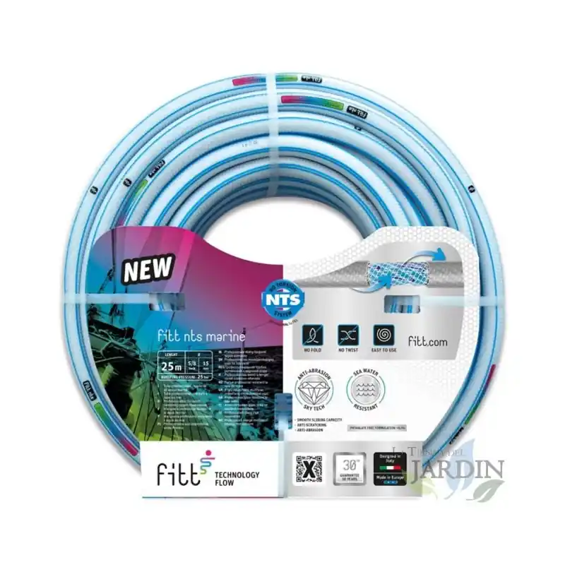 A Buen Precio Manguera Jardín NTS Marine | Medida 19mm 3/4'' 25 metros | Manguera para Jardinería de Alta Resistencia