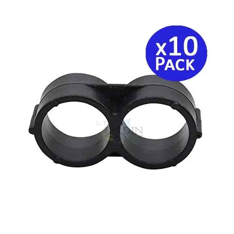 Pack 10 Estranguladores Riego por Goteo 16mm Negro - Tapón Final para Tuberías Favorito De Clientes