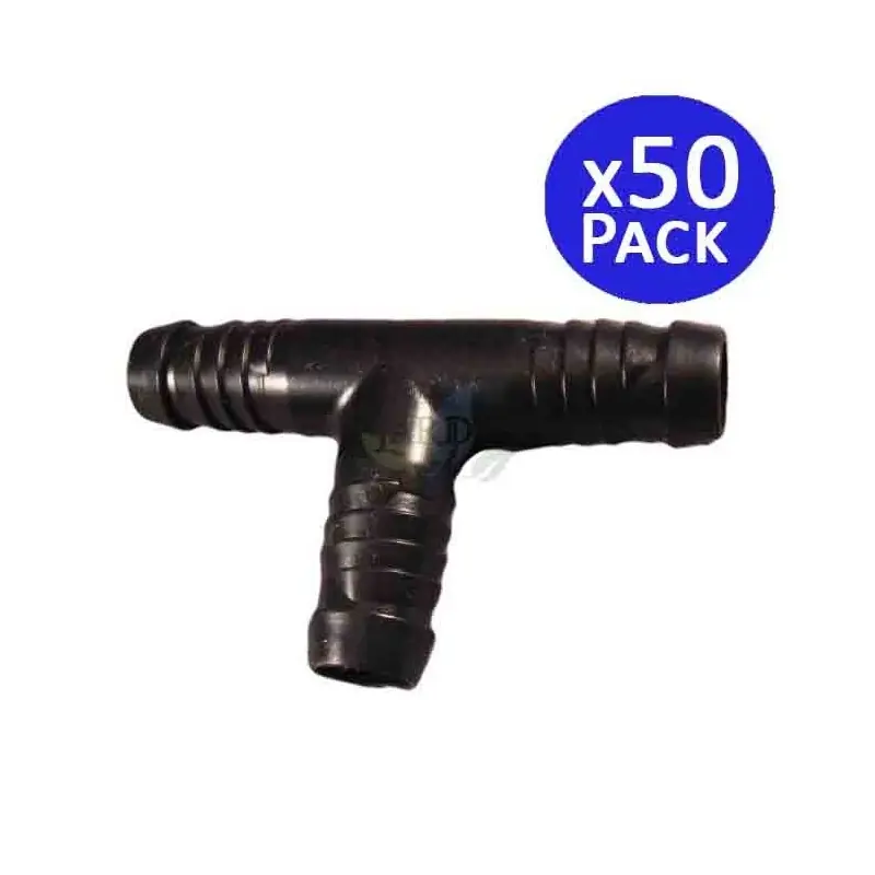 Pack 50 Te Estriada a Presión 16mm para Tubería de Riego Rain Bird SPX-Flex Precio Rebajado