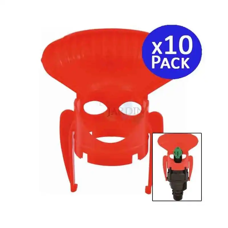 Pack 10 Deflectores 180º para Aspersores Agrícolas, Riego Profesional Favorito De Clientes