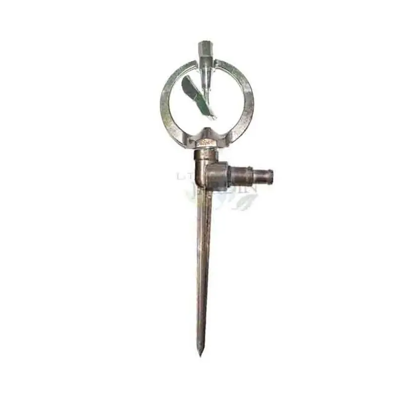 Aspersor Giratorio 4-6 m 1/2" + Pincho Porta Aspersor Aluminio, Riego Profesional Garantía De Devolución De Dinero
