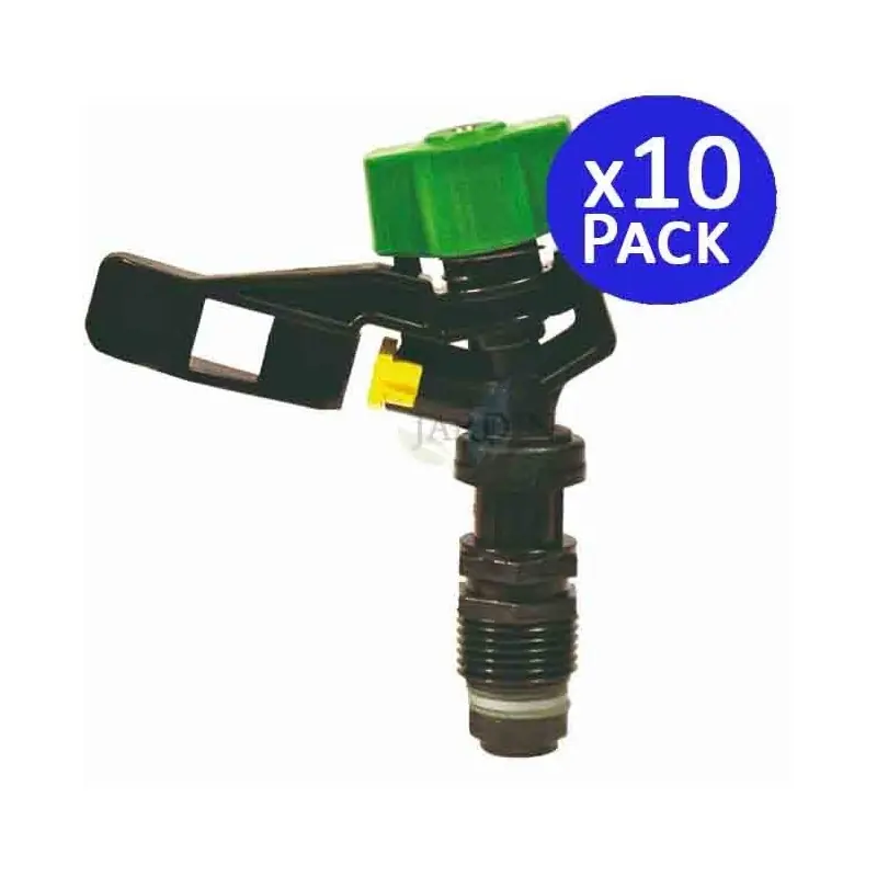 Ocasión Especial Pack 10 Aspersores 14º Circular 1/2" Antiheladas, Alcance 8 a 10 m, Riego Profesional