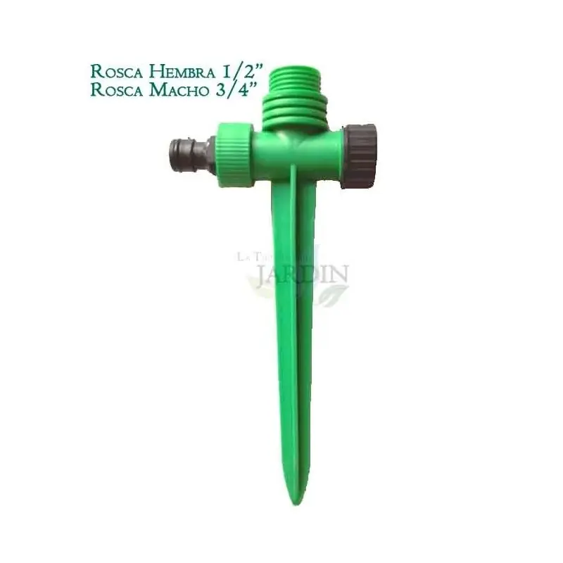 Lujoso Pincho porta aspersor plástico hembra 1/2" - macho 3/4", Resistente y fácil instalación