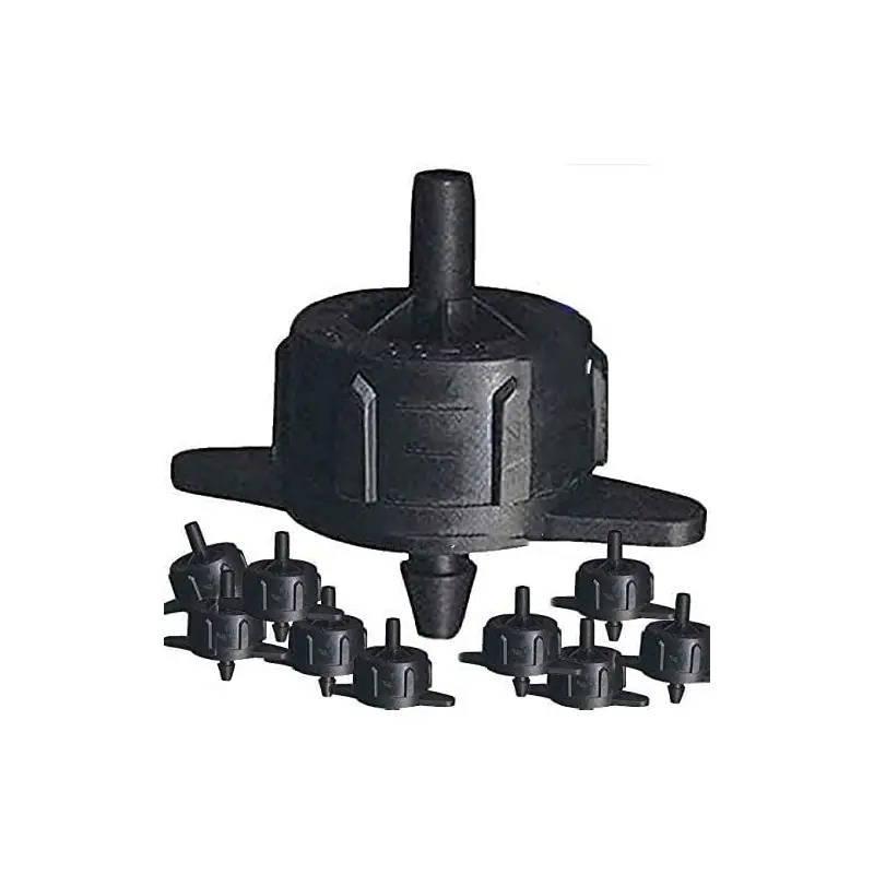 Pack 25 Gotero Autocompensante 4 Litros | Goteros desmontables para Riego, Plantas, Macetas, Microtubo y Tuberia 16mm Artesanal