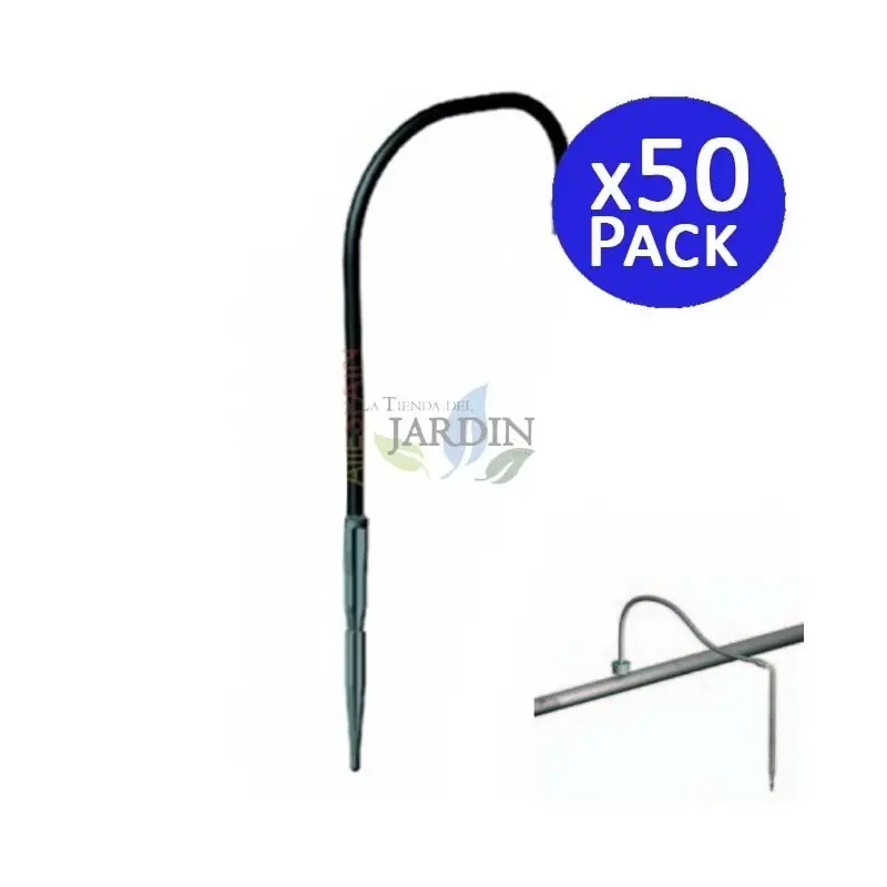 Precio De Oferta Pack 50 Pulpo Riego por Goteo de 1 Salida, Microtubo Incluido de 60cm - Solución Eficiente para Riego