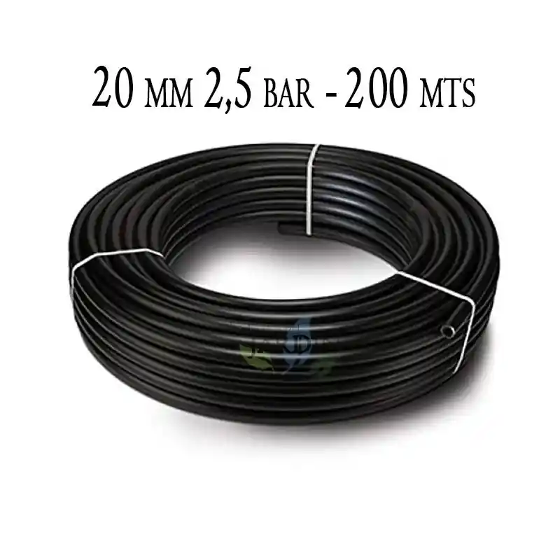 Tuberia Polietileno 20mm | Tuberia Agricola 20mm 2,5 bar 200 metros | Tuberia Riego 20mm | Manguera de riego 20 mm Edición Limitada