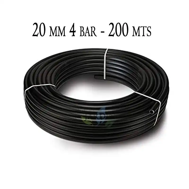 Tuberia Polietileno 20mm | Tuberia Agricola 20mm 4 bar 200 metros | Tuberia Riego 20mm | Manguera de riego 20 mm Oferta Limitada