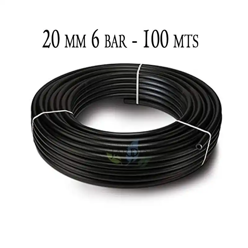 Novedad Tuberia Polietileno 20mm | Tuberia Agricola 20mm 6 bar 100 metros | Tuberia Riego 20mm | Manguera de riego 20 mm