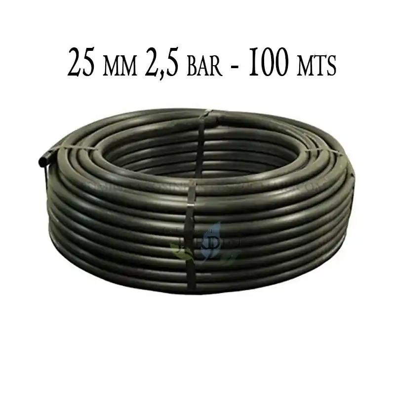 Tuberia Polietileno 25mm | Tuberia Agricola 25mm 2,5 bar 100 metros | Tuberia Riego 25mm | Manguera de riego 25 mm Gran Oferta