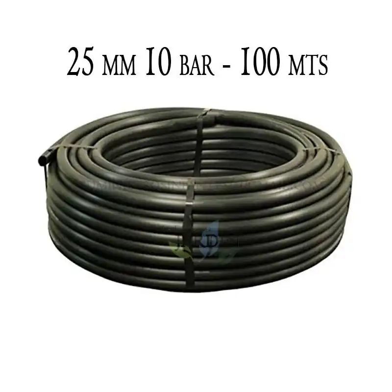 Tuberia Polietileno 25mm | Tuberia Agricola 25mm 10 bar 100 metros | Tuberia Riego 25mm | Manguera de riego 25 mm Mejor Precio