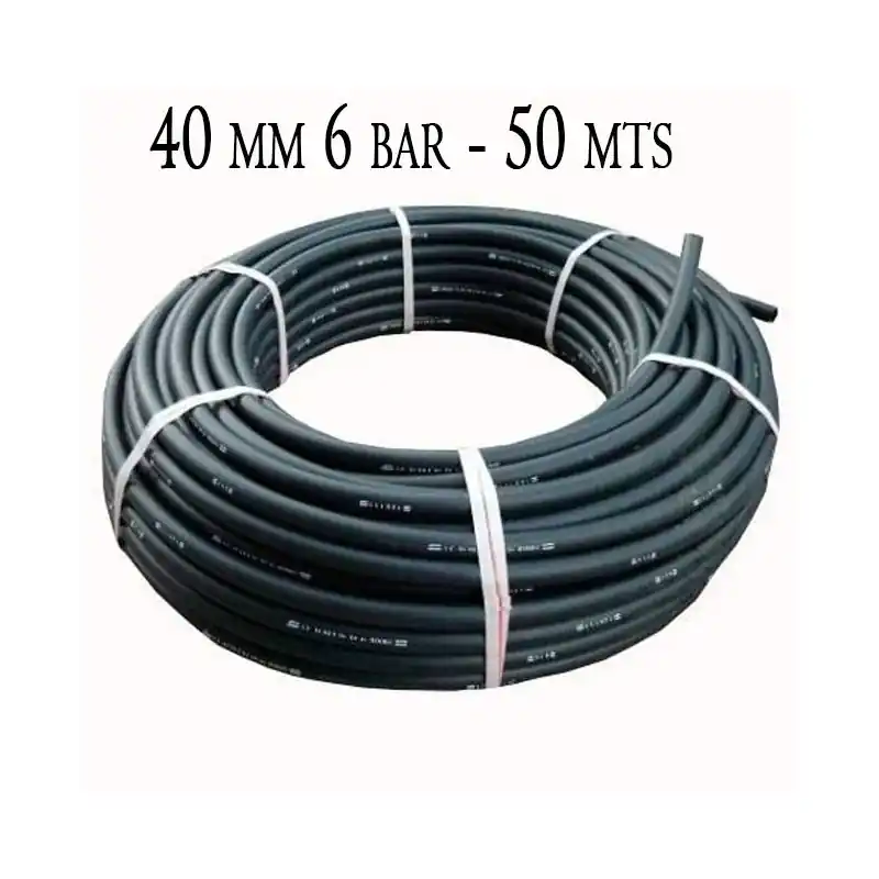 Tuberia Polietileno 40mm | Tuberia Agricola 40mm 6 bar 50 metros | Tuberia Riego 40mm | Manguera de riego 40 mm Bestseller