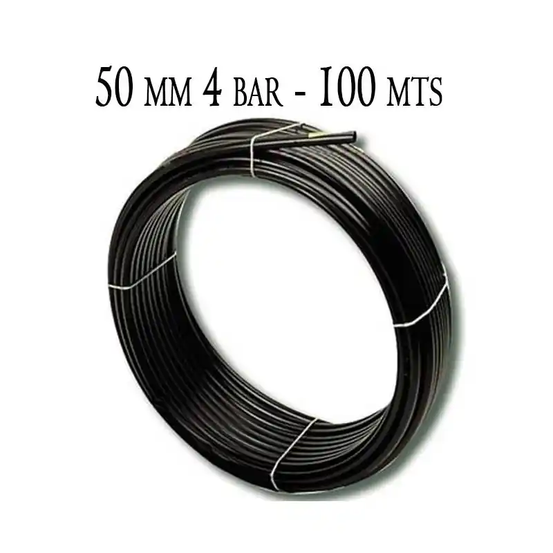 Tuberia Polietileno 50mm | Tuberia Agricola 50mm 4 bar 100 metros | Tuberia Riego 50mm | Manguera de riego 50 mm Oferta Flash