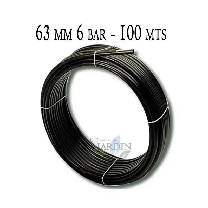 Tuberia Polietileno 63mm | Tuberia Agricola 63mm 6 bar 100 metros | Tuberia Riego 63mm | Manguera de riego 63 mm Venta Final