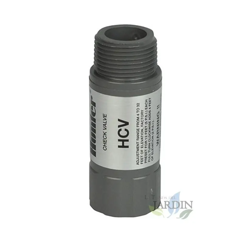 Válvula antidrenaje 3/4" h x 3/4" m Hunter, válvula para evitar drenaje en sistemas de riego Oferta De Temporada