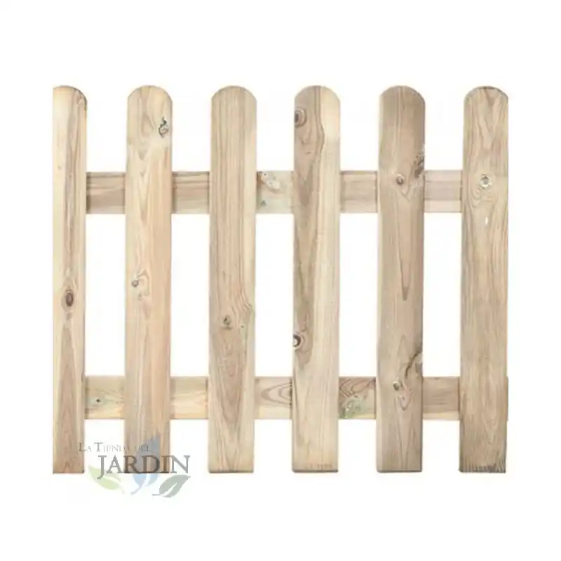 Precio Reducido Valla clásica de madera jardín 80 x 210 cm, protección y decoración para jardines y cercados