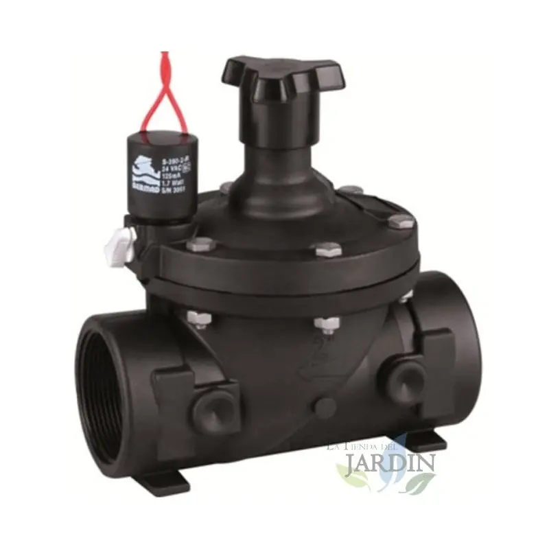Liquidación Electroválvula de riego 2'' 24V Bermad con regulador de caudal serie 200, uso residencial y agrícola