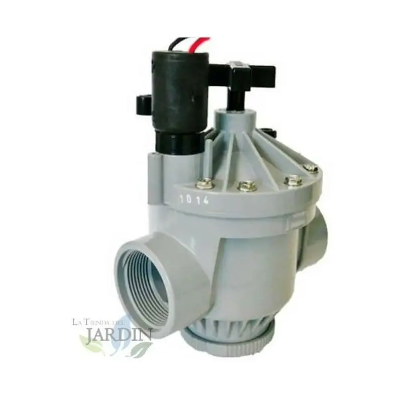 Electroválvula de riego 9V Irritrol R216 1 1/2'' con Regulador de Caudal. Funciona con programadores de riego a bateria Rebajas