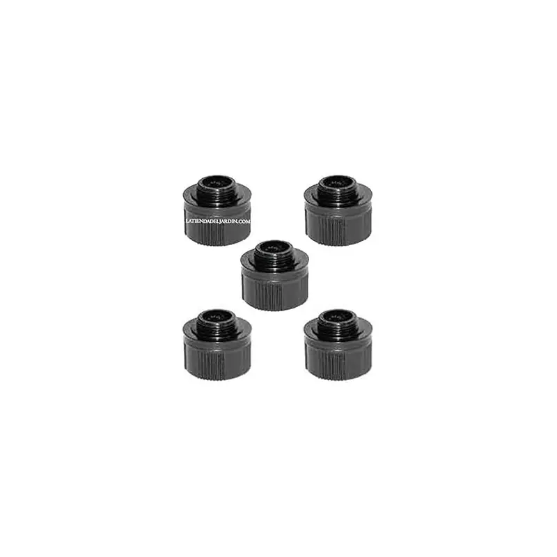 Pack 5 Adaptador 1/2'' Hembra para Toberas Riego. Rosca Superior para Toberas y Aspersores Rain Bird, Hunter, KRain Stock Limitado