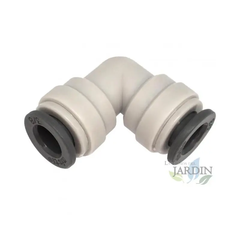 Rebajas Codo automático nebulización 3/8", accesorio de unión para sistemas de nebulización