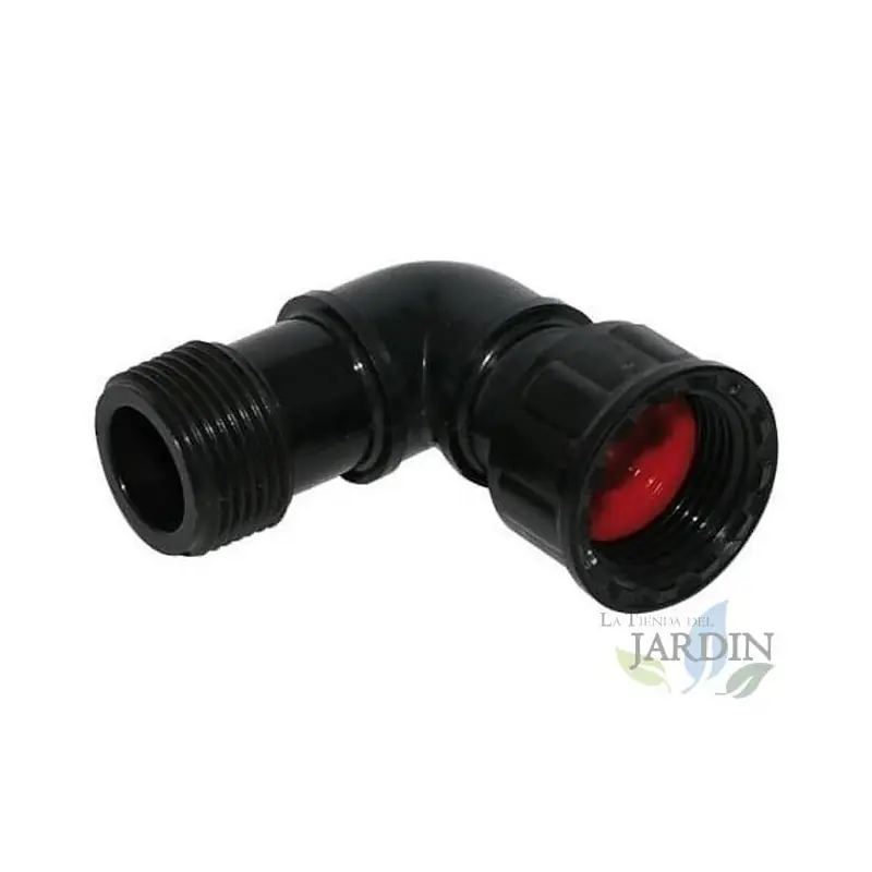 Precio Bajo Codo colector de riego 1" Macho x Hembra, accesorio para colector de sistema de riego