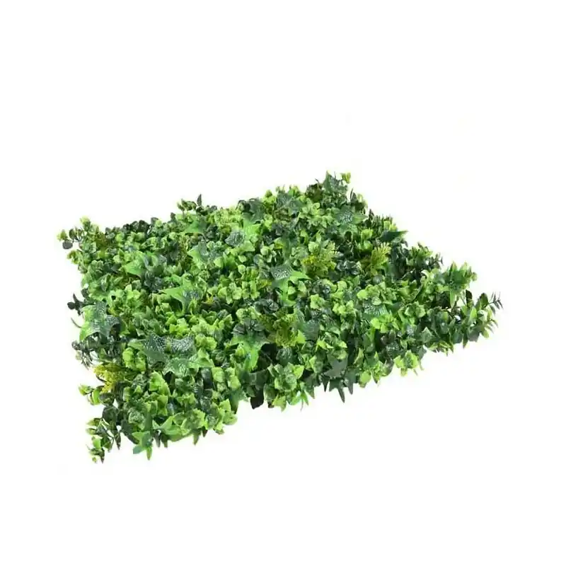 Última Oportunidad Pack 4 Jardin Vertical Mahonia 50x50 cm | Planta Artificial | Decoración Pared Interior Exterior | Jardines Verticales