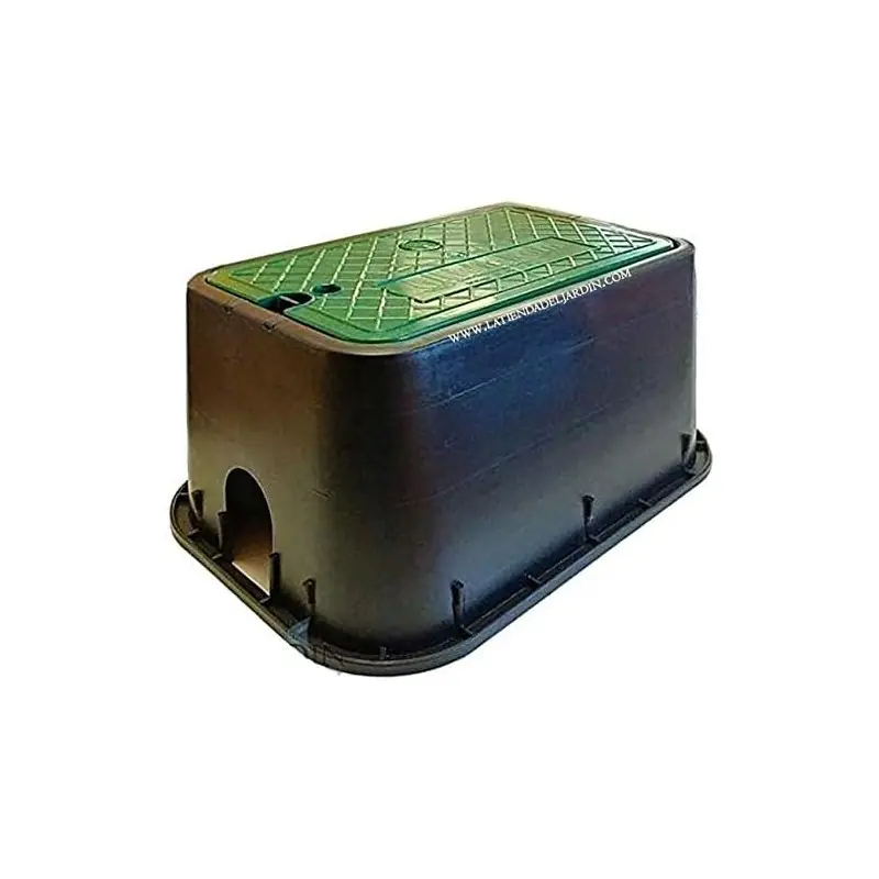 Garantía Incluida Pack 4 Arqueta de riego rectangular estándar 49x35x22 cm, ideal para sistemas de riego
