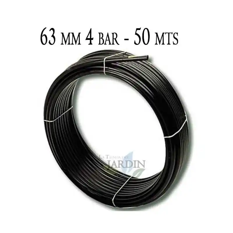 Precio Reducido Tuberia Polietileno 63mm | Tuberia Agricola 63mm 4 bar 50 metros | Tuberia Riego 63mm | Manguera de riego 63 mm