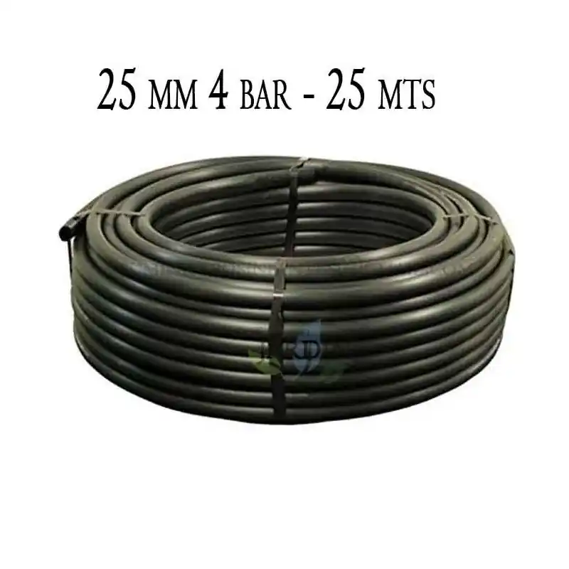 Envío Exprés Tuberia Polietileno 25mm | Tuberia Agricola 25mm 4 bar 25 metros | Tuberia Riego 25mm | Manguera de riego 25 mm