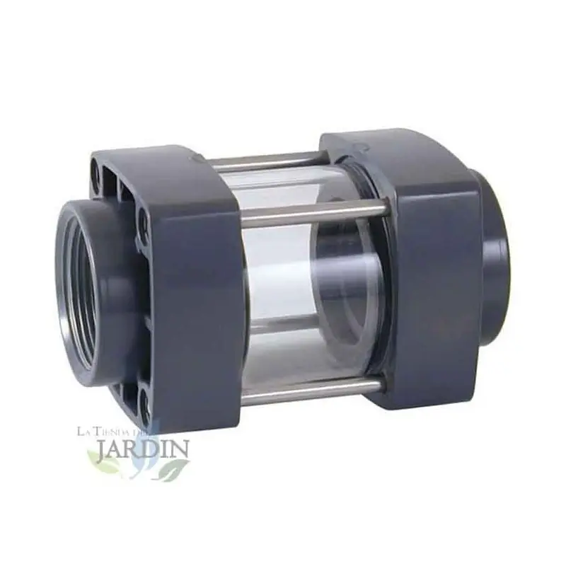 Auténtico Visor de Líquidos 1 1/2'' Roscado, Ideal para Fontanería, Riego y Obras, Tubos 50mm
